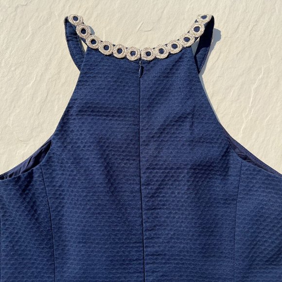 SOLD Lilly Pulitzer True Navy Sasha Shift Dress NWT Size 0 - Picture 4 of 10